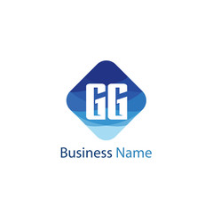 Initial Letter GG Logo Template Design