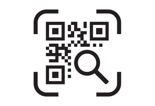 Qr Code Scanner Icon. Barcode Scanner Icon