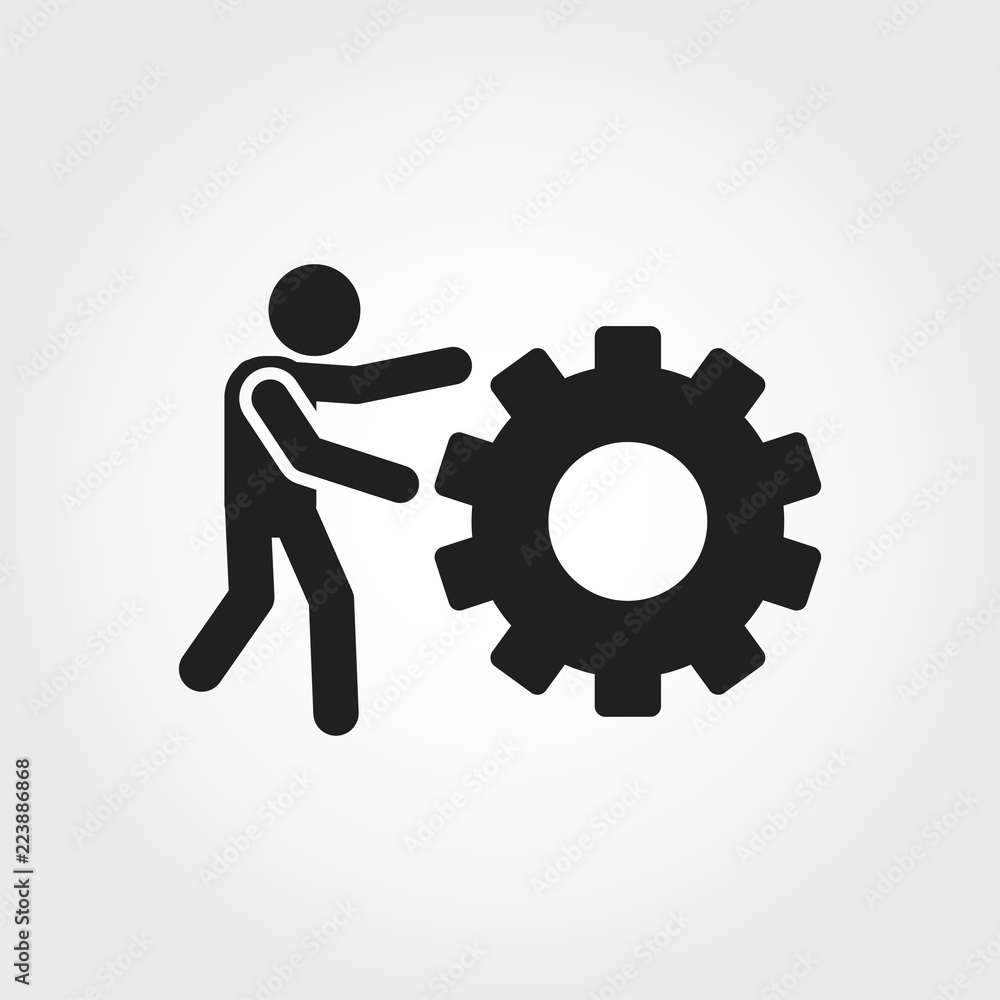 Aufkleber assertiveness icon. monochrome element illustration. assertiveness symbol design from soft skills co