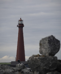 Leuchtturn ib Andenes, Norwegen