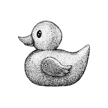 Dotwork Rubber Duck