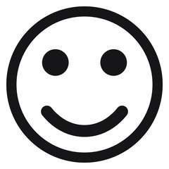 smile icon vector