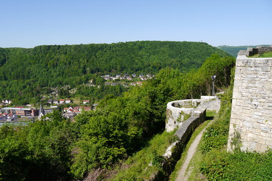 Aussicht von der Burgruine Helfenstein
