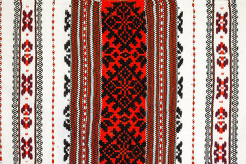 Ethnic traditional ornate ukrainian rug or towel - 223889846