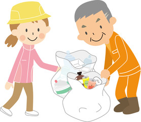 ボランティア　男女