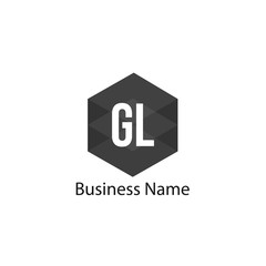 Initial Letter GL Logo Template Design