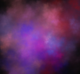 Purple blue pink abstract.Fantasy fractal texture. Digital art. 3D rendering. Computer generated image.