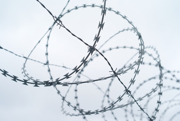 Coiled Barbed Wire