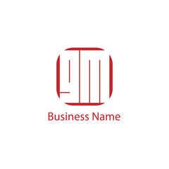 Initial Letter GM Logo Template Design