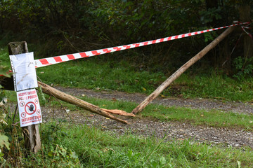 peste porcine zone interdite quarantaine foret