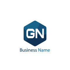 Fototapeta premium Initial Letter GN Logo Template Design