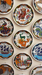 Hand-painted plates, Lindos, Rhodes, Greece