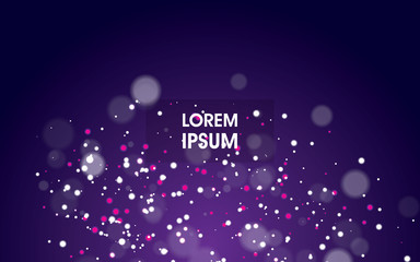 purple abstract bokeh background vector