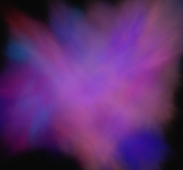 Purple blue pink blurred.Fantasy fractal texture. Digital art. 3D rendering. Computer generated image.