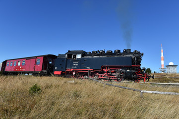 Fototapeta na wymiar Brockenbahn 
