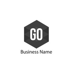 Initial Letter GO Logo Template Design