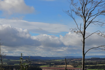 Clouds on the blue sky