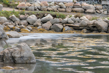 Fototapeta premium river and rocks