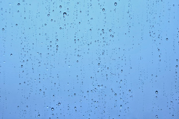 Rain drops on window