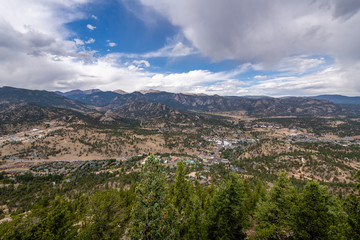 The View from the Summit of the Estes Park Aerial Tramway