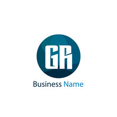 Fototapeta premium Initial Letter GR Logo Template Design
