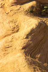 The rocks and of the colorado provenzal, colorful landscape of provence with its cliffs