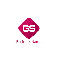 Initial Letter GS Logo Template Design
