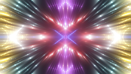 Obraz premium abstract multicolored background. explosion star. illustration digital.