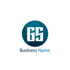Initial Letter GS Logo Template Design