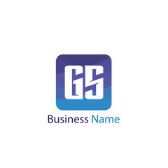 Initial Letter GS Logo Template Design