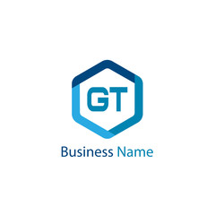 Initial Letter GT Logo Template Design