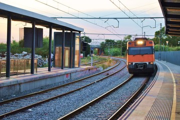 Fototapeta premium Podróż koleją