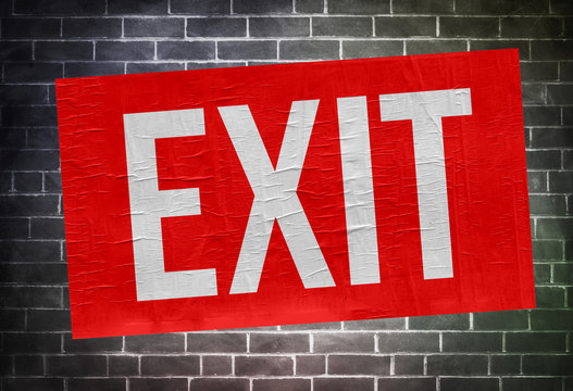 Red Exit Sign