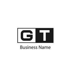 Initial Letter GT Logo Template Design