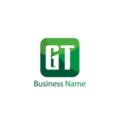 Initial Letter GT Logo Template Design