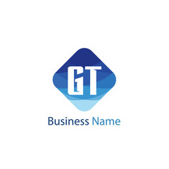 Initial Letter GT Logo Template Design