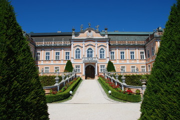Fototapeta premium Nové Hrady Castle in rococo style in Eastern Bohemia, Czech Republic