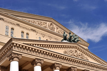 Fototapeta na wymiar The Bolshoi Theatre. Moscow. Russia.