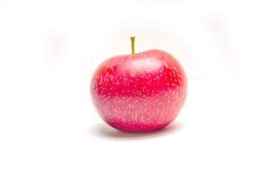 red Apple on white background