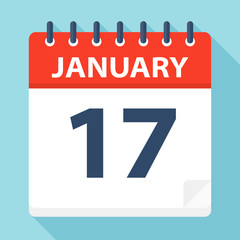 January 17 - Calendar Icon