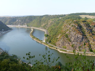 Siebenjungfrauenblick in Oberwesel am Rhein