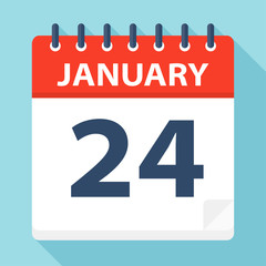 January 24 - Calendar Icon