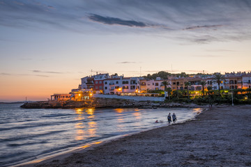 Landscape of a Mediterranean village