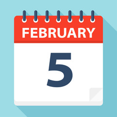 February 5 - Calendar Icon