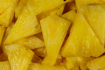 Background of the pineapple slices