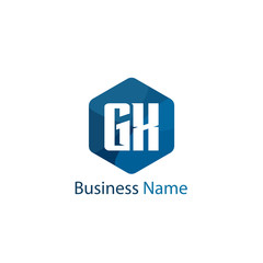 Initial Letter GX Logo Template Design