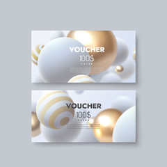 Gift voucher templates.