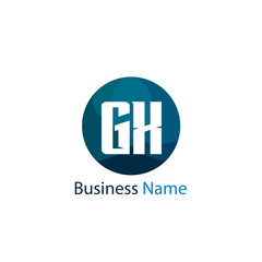 Initial Letter GX Logo Template Design