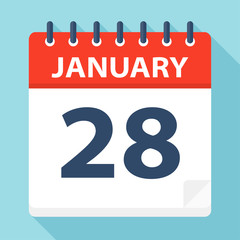 February 28 - Calendar Icon