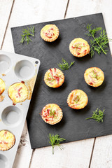 mini quiche sur ardoise 2
